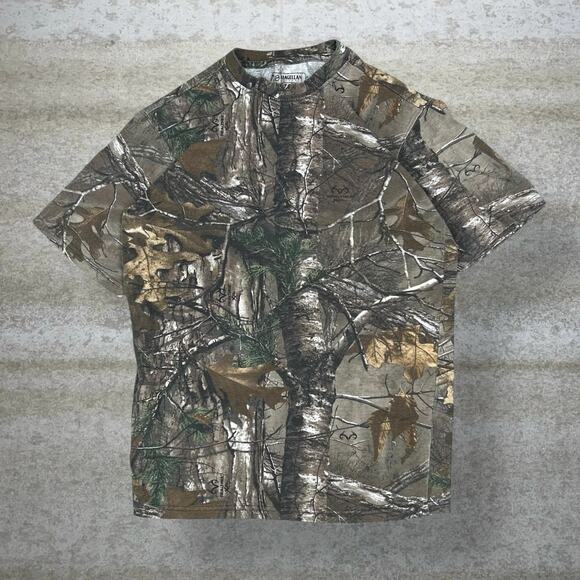 Realtree Other - Vintage 90s Realtree Shirt Mens S Hunting Camo Short Sleeve Woodland Magellan